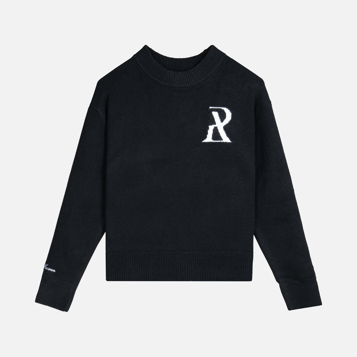 Srallison Ss Knit Rws Knitwear Black