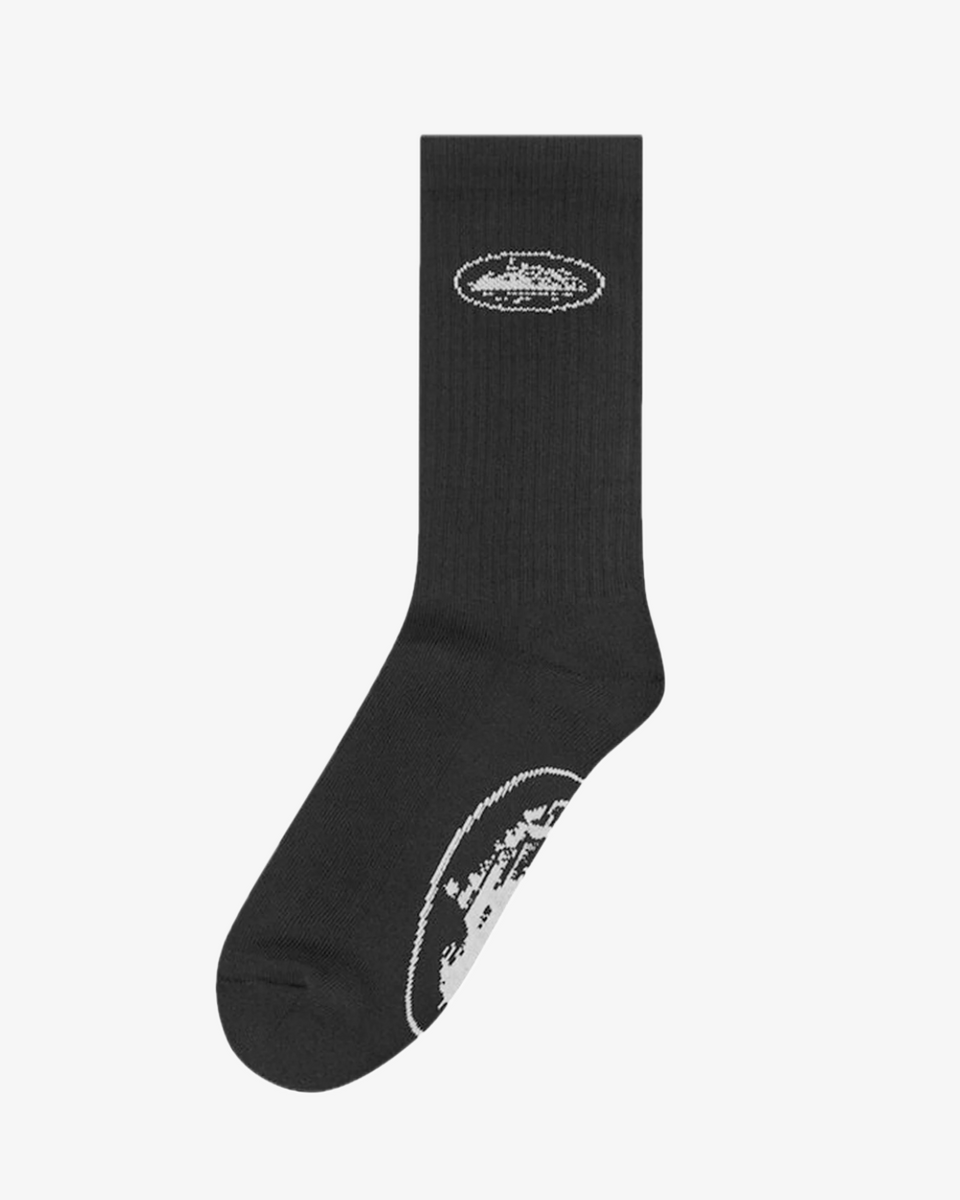 Corteiz ブラック ソックス CORTEIZ ALCATRAZ SOCKS BLACK 1 PAIR – Secret Sneaker Store