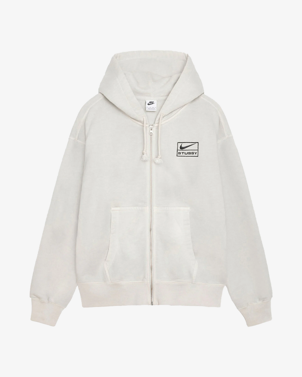 ジャケット・アウター Nike x Stussy Full-Zip Fleece Hoodie Nike x Stussy Full Zip Fleece Hoodie Grey Heather / FJ9181