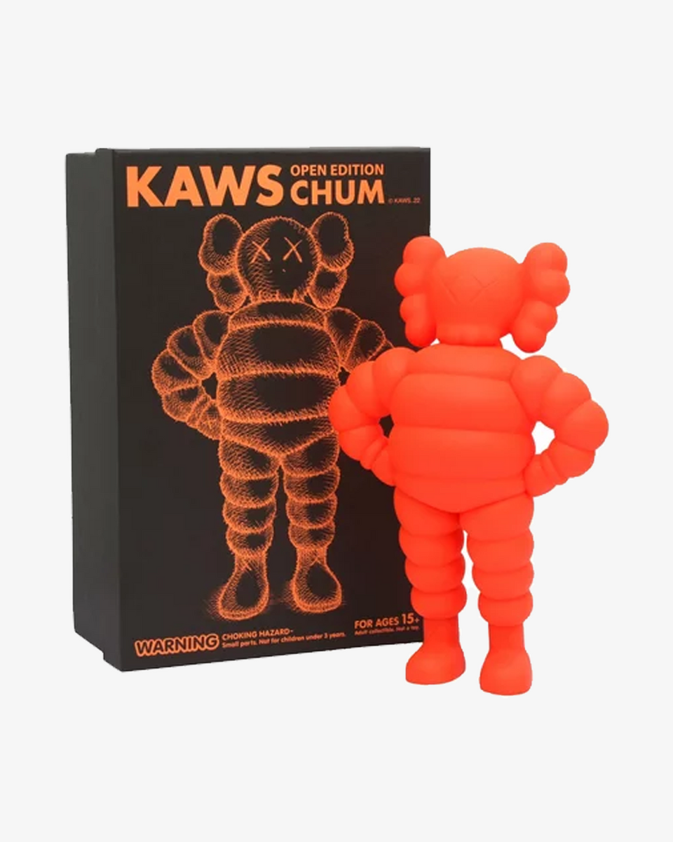 KAWS CHUM VINYL ORANGE FIGURE 2022 ONE SIZE – Secret Sneaker