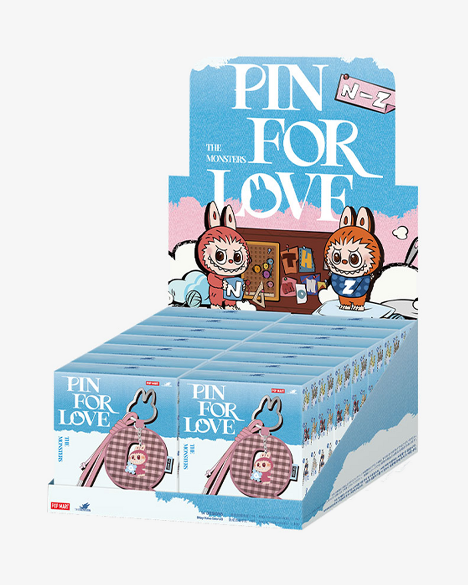 POP MART X THE MONSTERS LABUBU PIN FOR LOVE LETTER PENDANT