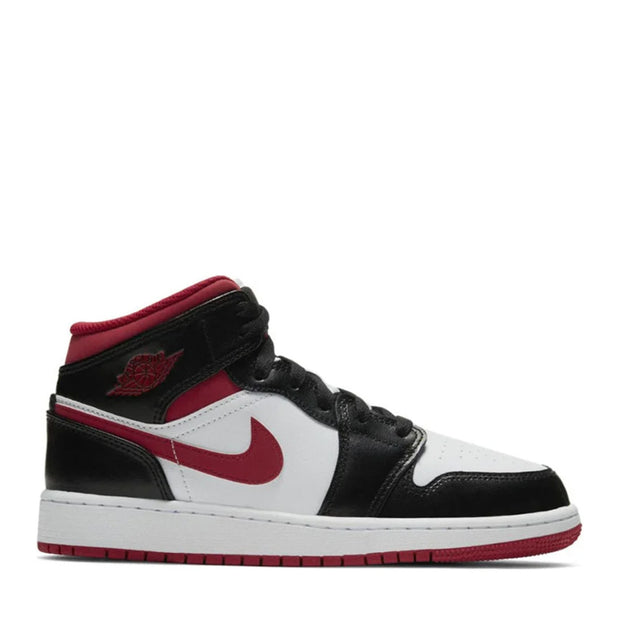 NIKE AIR JORDAN1 MID GYM RED BLACK GS