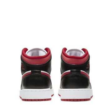 NIKE AIR JORDAN1 MID GYM RED BLACK GS