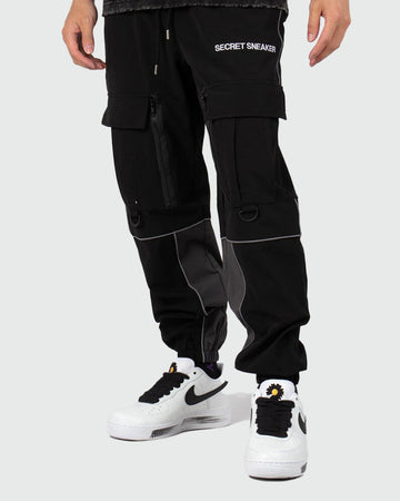 SSS SILVER VEINS NYLON CARGO PANTS