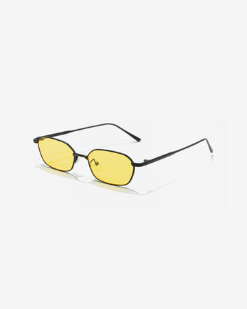 SSS REALISM LOUIS CITRON TINT BLACK SUNGLASSES