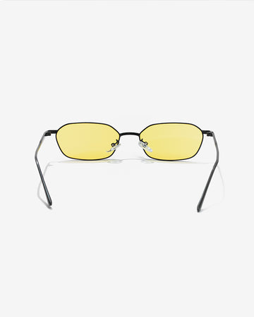 SSS REALISM LOUIS CITRON TINT BLACK SUNGLASSES