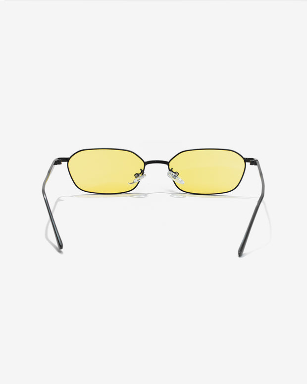 SSS REALISM LOUIS CITRON TINT BLACK SUNGLASSES