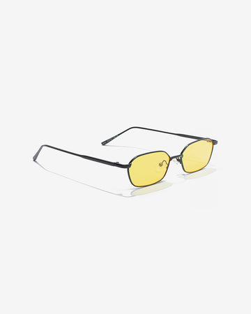 SSS REALISM LOUIS CITRON TINT BLACK SUNGLASSES