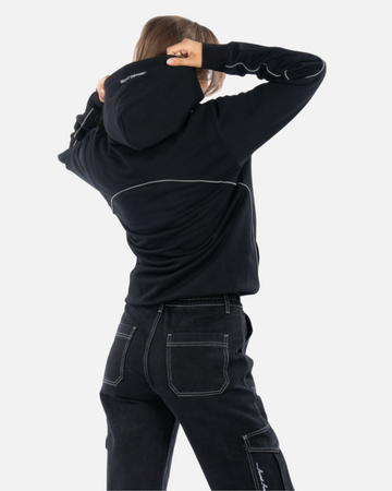 SSS SILVER SPARK HOODIE BLACK