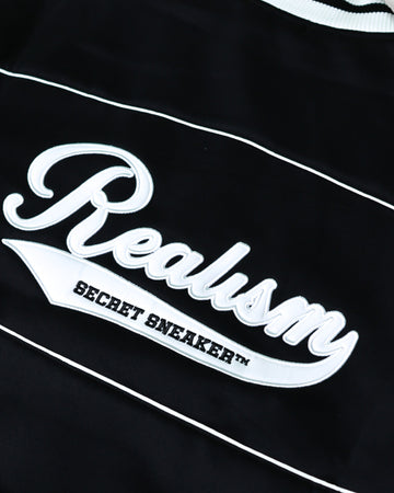 SSS REALISM NEGAN BASEBALL JACKET BLACK