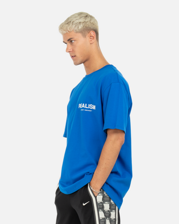 SSS REALISM BACK LOGO TEE AZURE BLUE