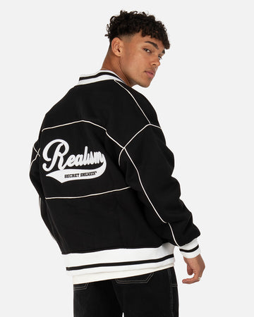 SSS REALISM NEGAN BASEBALL JACKET BLACK