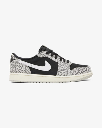 NIKE AIR JORDAN1 LOW RETRO OG BLACK CEMENT
