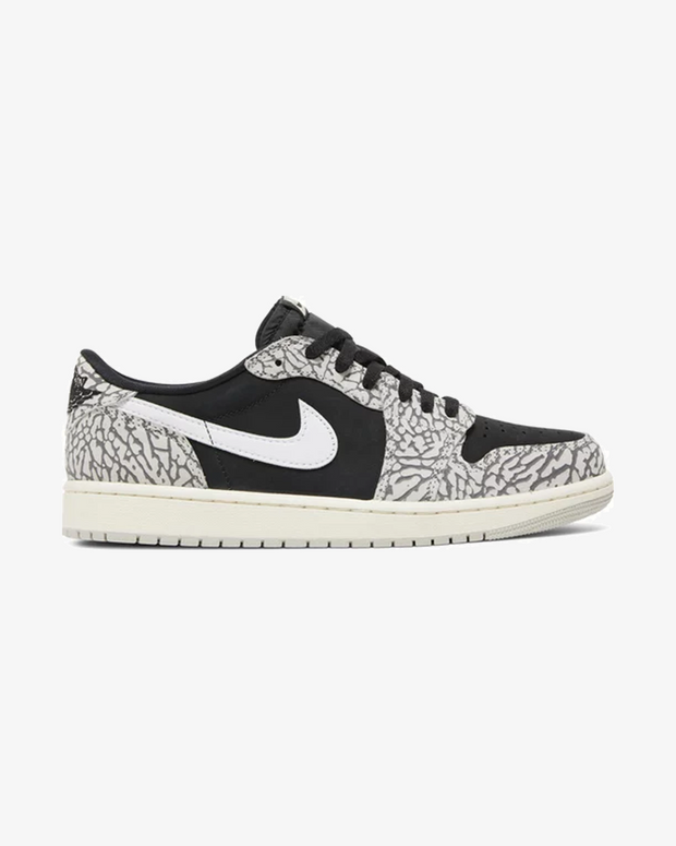 NIKE AIR JORDAN1 LOW RETRO OG BLACK CEMENT