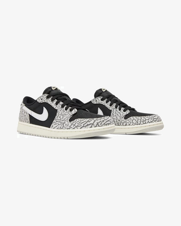 NIKE AIR JORDAN1 LOW RETRO OG BLACK CEMENT