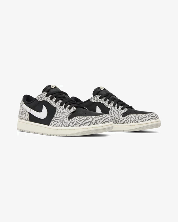 NIKE AIR JORDAN1 LOW RETRO OG BLACK CEMENT