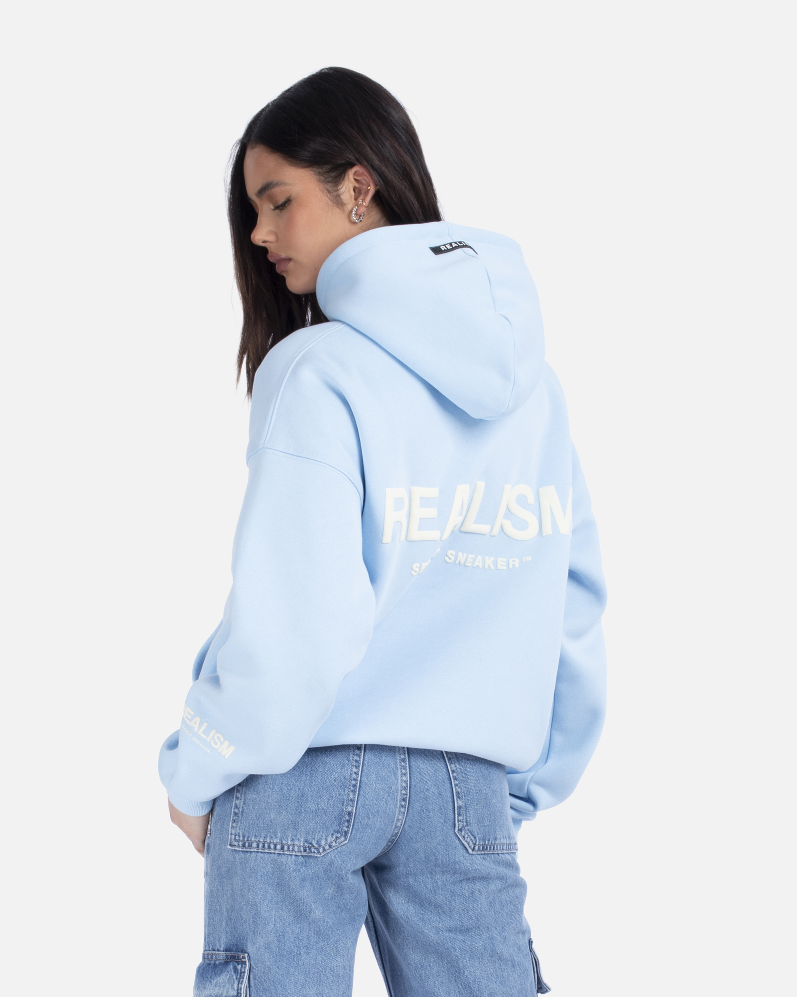SSS REALISM COURT BOXY HOODIE SKY BLUE