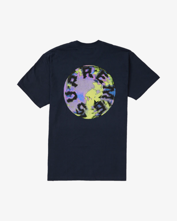 SUPREME SS20 MARBLE TEE NAVY