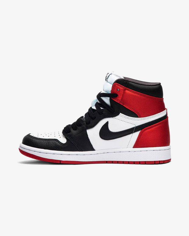NIKE AIR JORDAN1 RETRO HIGH SATIN BLACK TOE Secret Sneaker Store Online