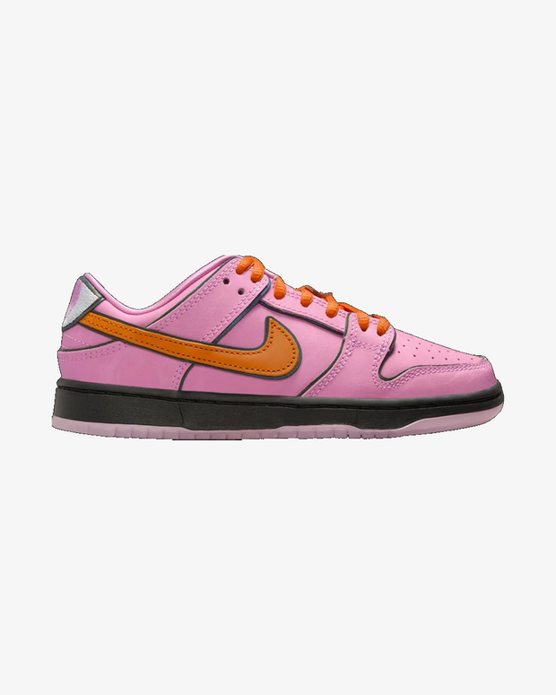 NIKE X THE POWERPUFF GIRLS NIKE SB DUNK BLOSSOM PINK PRESCHOOL