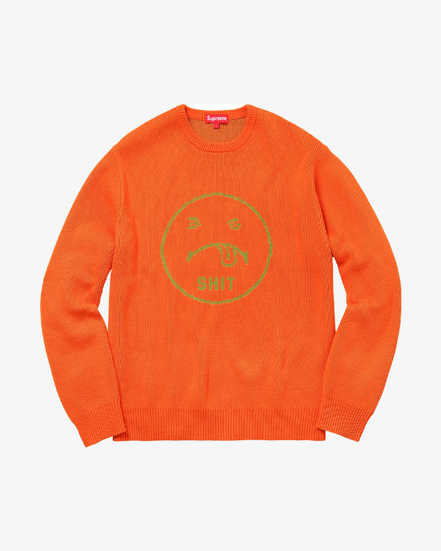 Supreme sweater orange deals