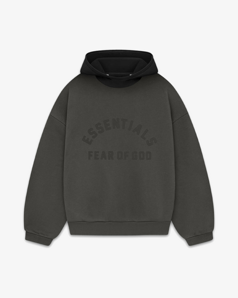 FOG ESSENTIALS FW24 NYLON FLEECE HOODIE INK/JET BLACK