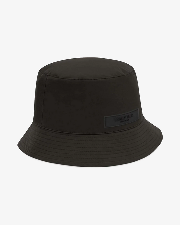 FOG ESSENTIALS FW22 TWILL OFF BLACK BUCKET HAT (NEW)