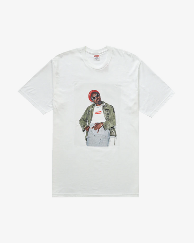 SUPREME FW22 ANDRE 3000 WHITE TEE (NEW)
