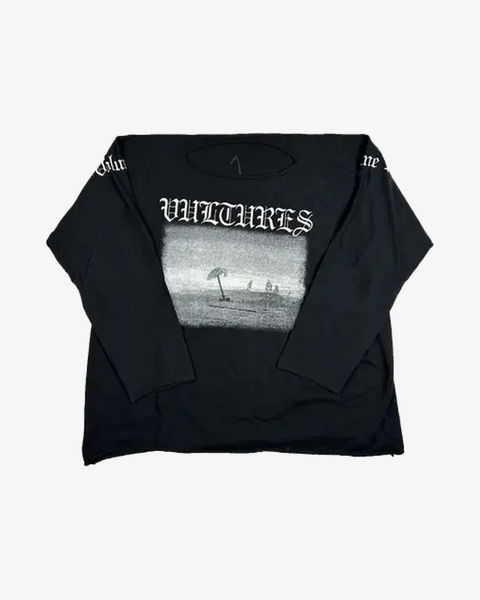 トップス VULTURES VOLUME 1 LONG SLEEVE / BLACK Vultures Volume 1 Tracklist Kanye West and Ty Dolla Sign