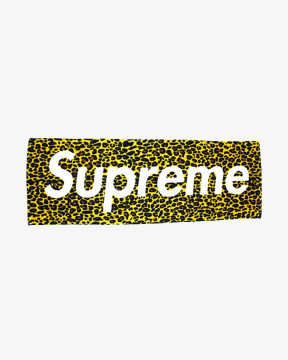 SUPREME 2009 LEOPARD YELLOW TOWEL Secret Sneaker Store Online