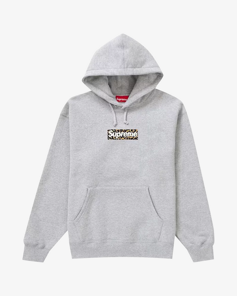SUPREME FW24 SHANGHAI BOX LOGO ASH GREY HOODIE NEW Secret Sneaker Store Online