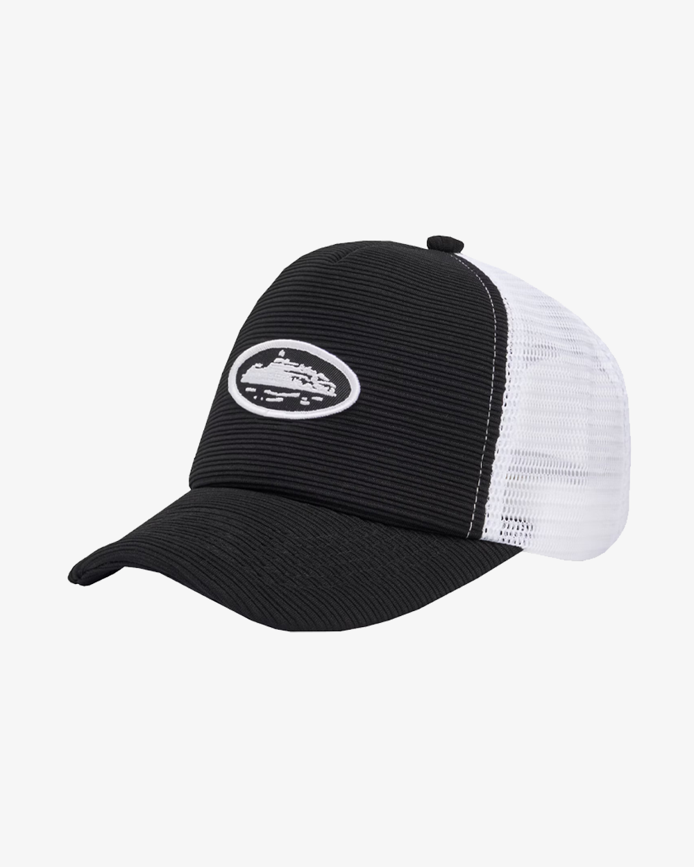 CORTEIZ SS24 SHORT PEAK TRUCKER HAT BLACK – Secret Sneaker