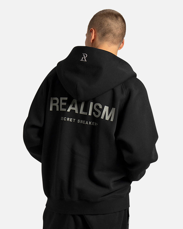SSS REALISM RADIANT ZIP HOODIE BLACK – Secret Sneaker Store Online