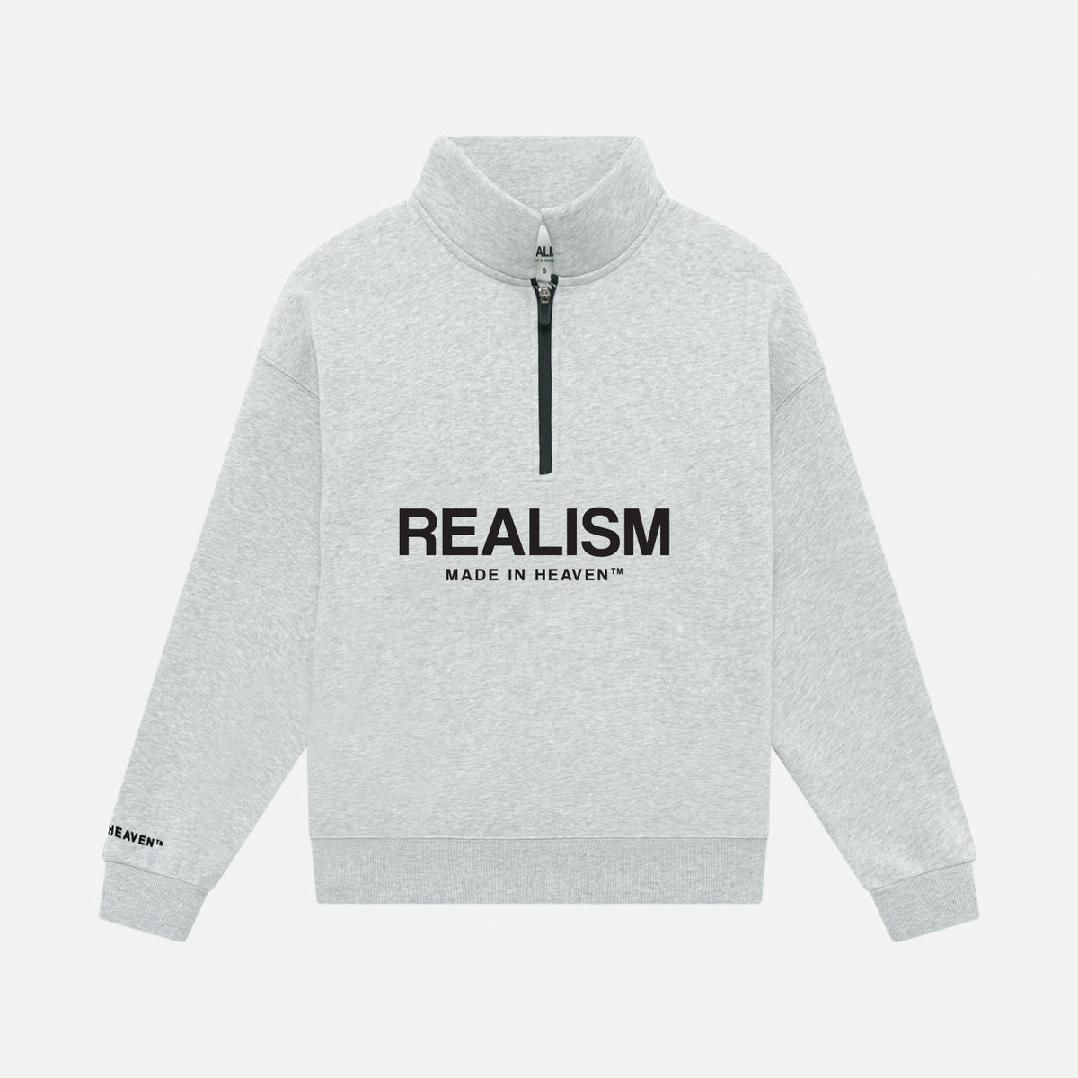 SSS REALISM ELITE HALF ZIP SWEATER CLOUD GREY – Secret Sneaker Store Online