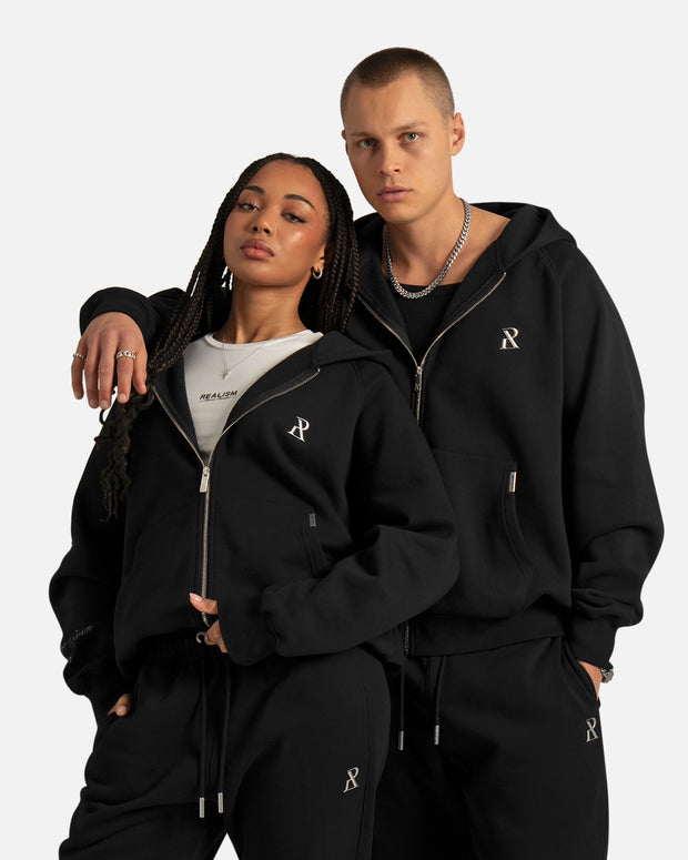 SSS REALISM RADIANT ZIP HOODIE BLACK – Secret Sneaker Store Online