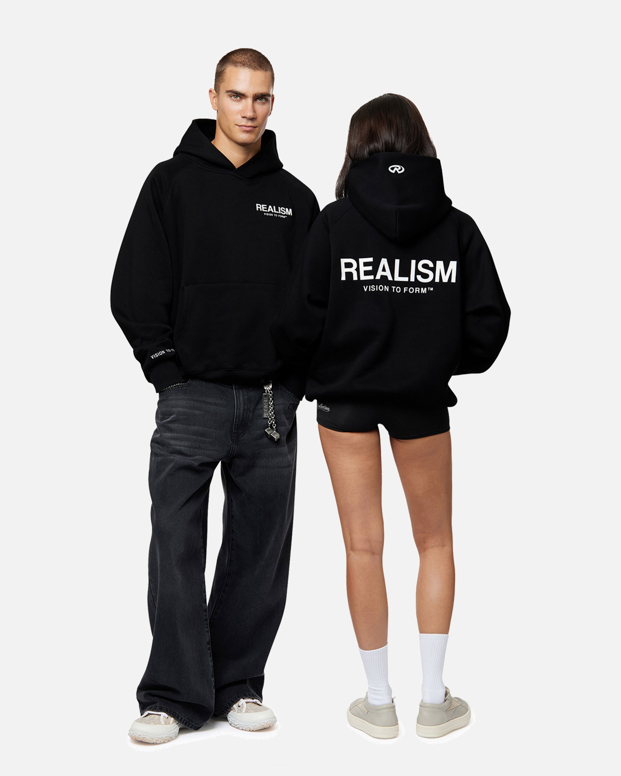 YEEZY GAP ENGINEERED BY BALENCIAGA SHRUNKEN HOODIE BLACK – Secret