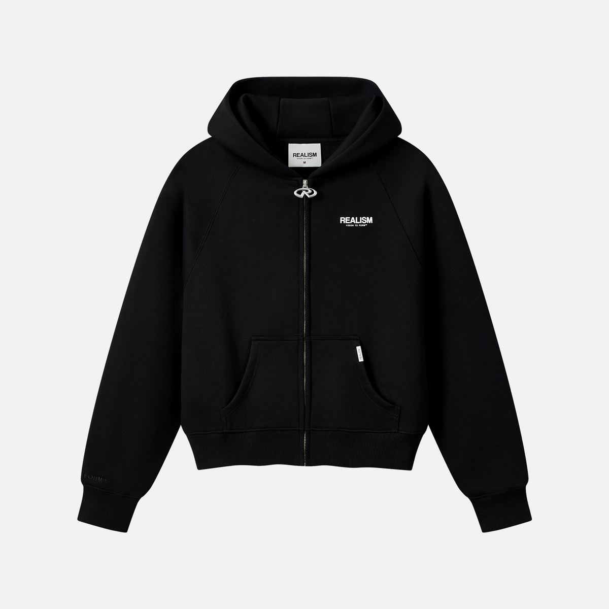 SSS REALISM STUDIO ZIP HOODIE V2 BLACK – Secret Sneaker Store Online