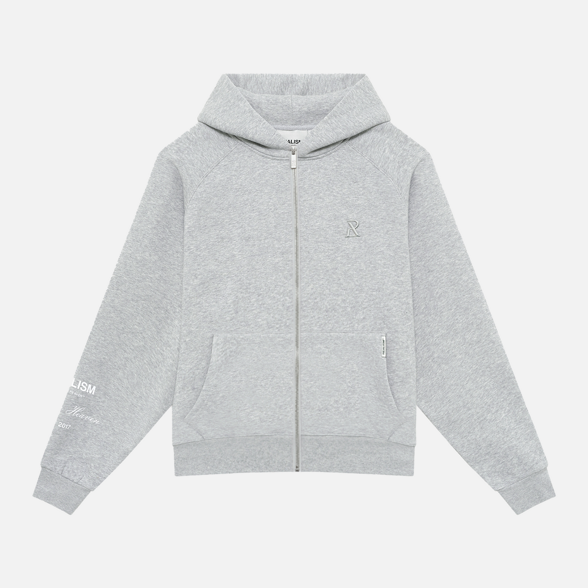 SSS REALISM RADIANT ZIP HOODIE GREY MARLE – Secret Sneaker Store Online