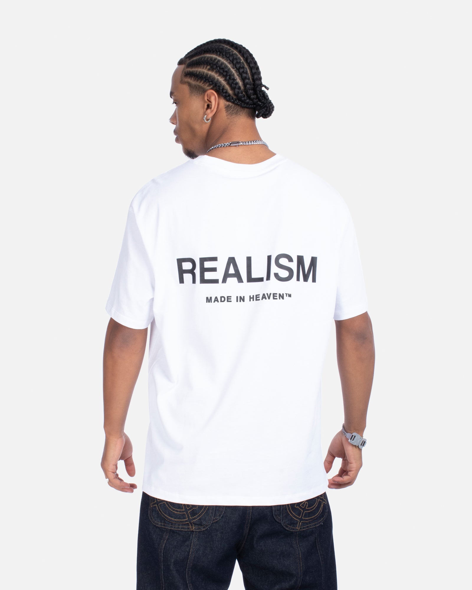 SSS REALISM HEAVEN LOGO TEE WHITE