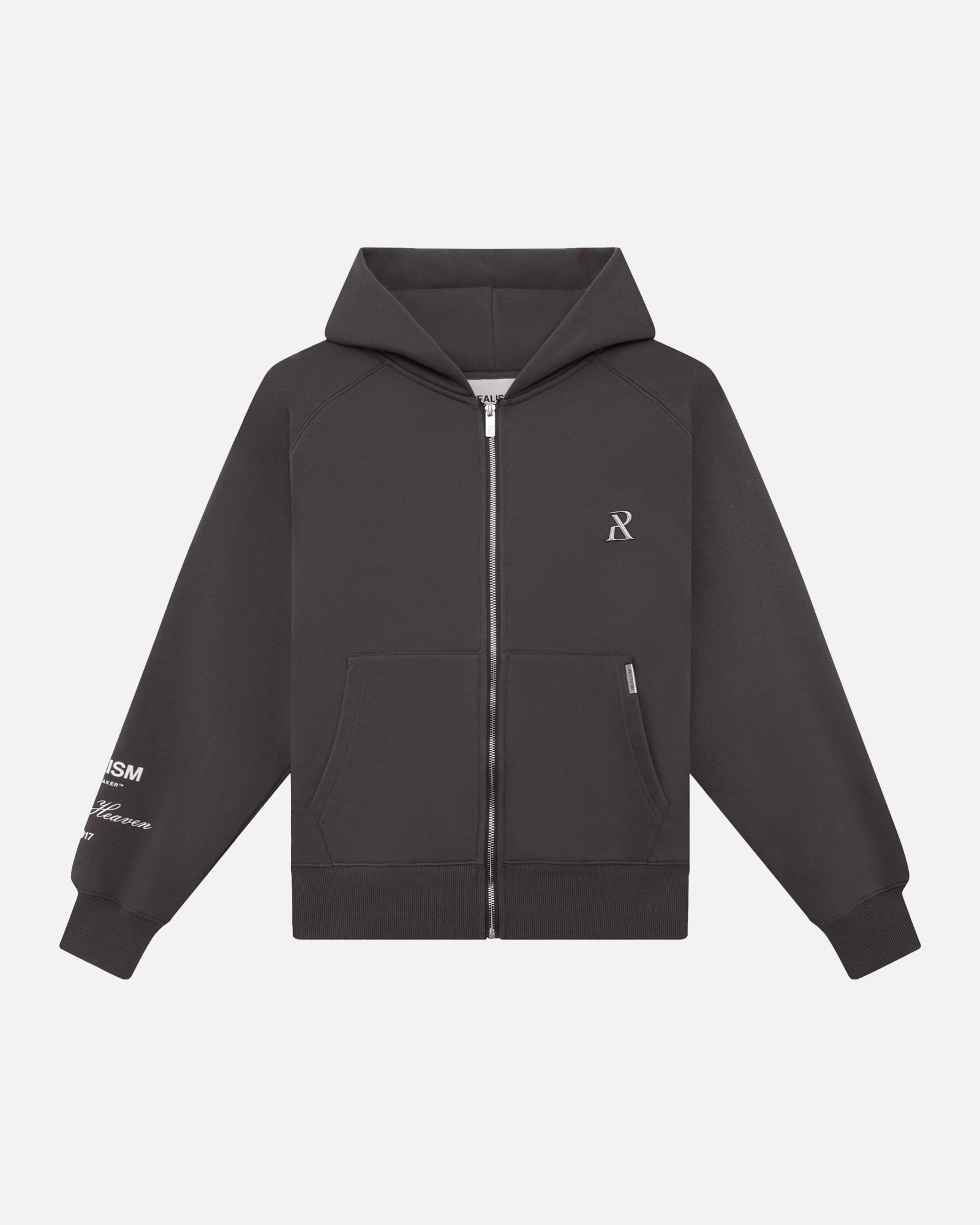 SSS REALISM RADIANT ZIP HOODIE ASPHALT