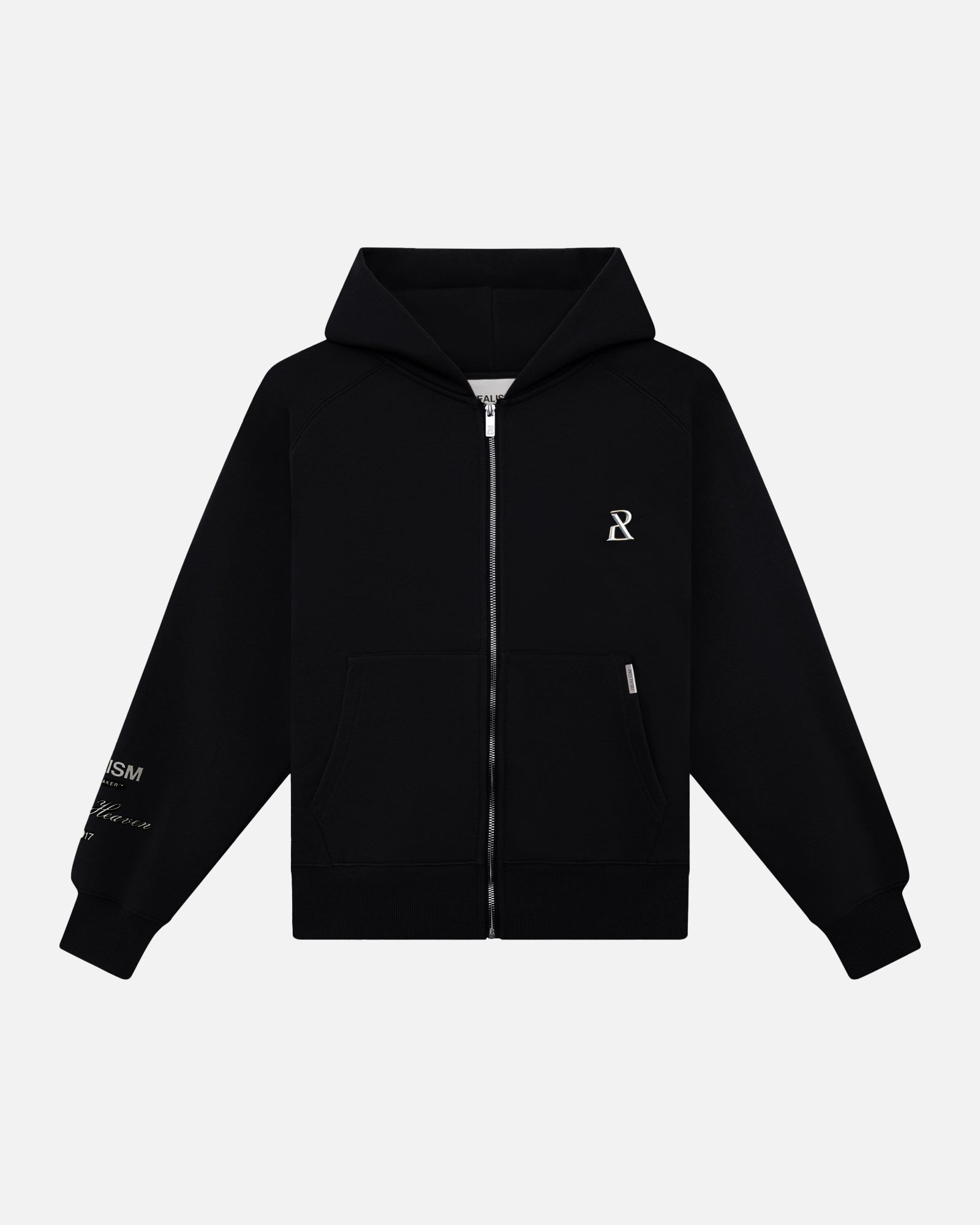 SSS REALISM RADIANT ZIP HOODIE BLACK