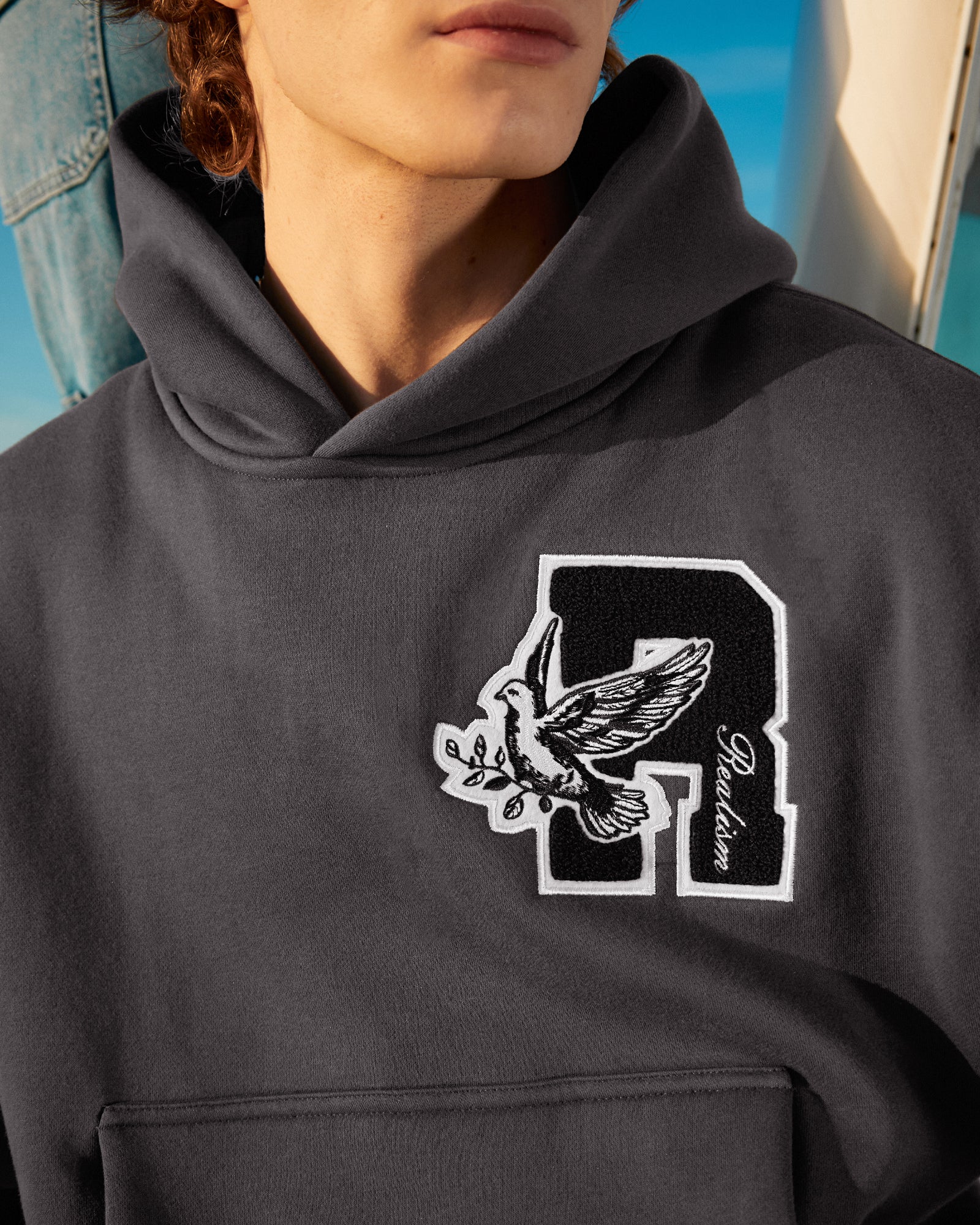 SSS REALISM COLLEGE TEAM HOODIE V2 ASPHALT