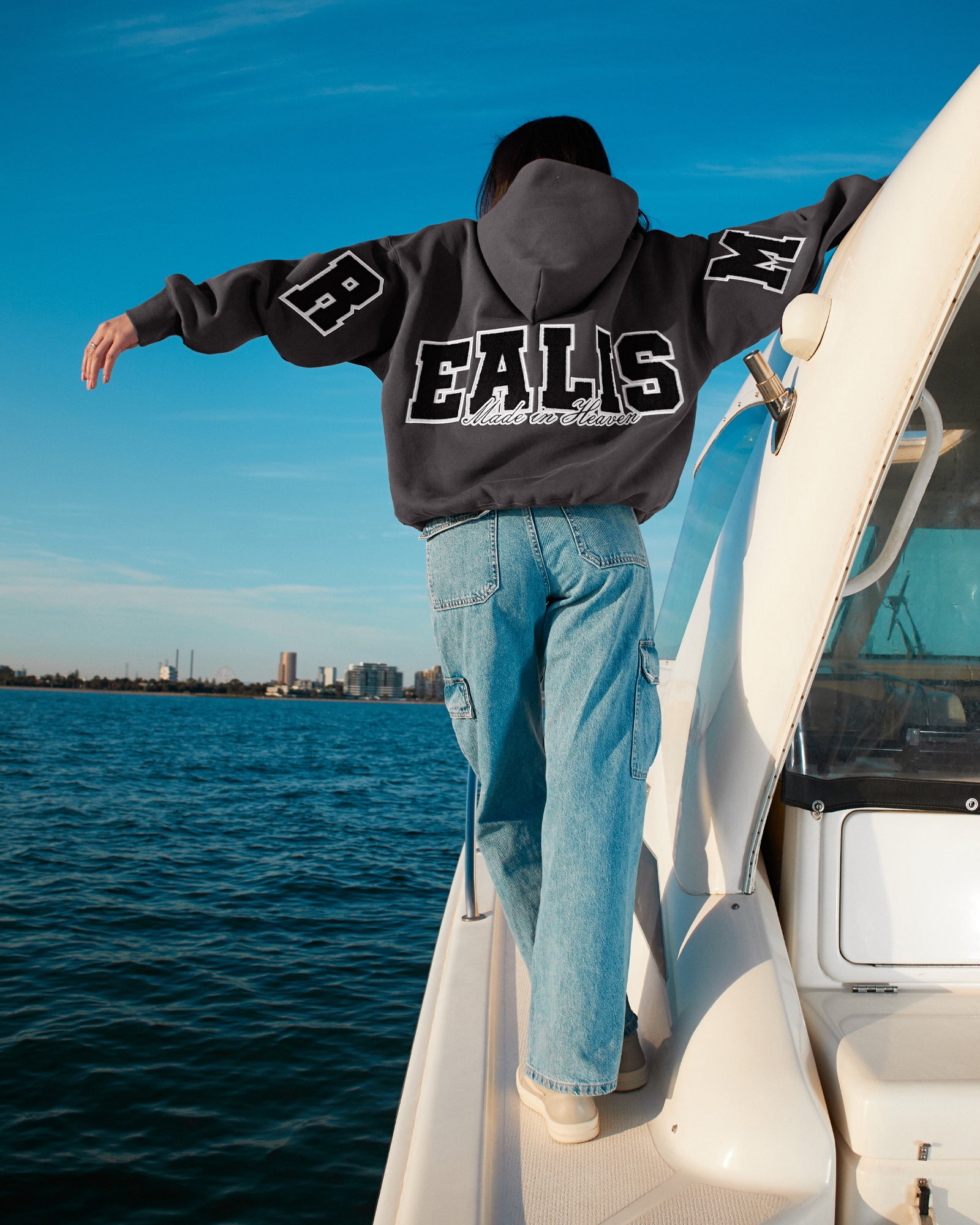 SSS REALISM COLLEGE TEAM HOODIE V2 ASPHALT