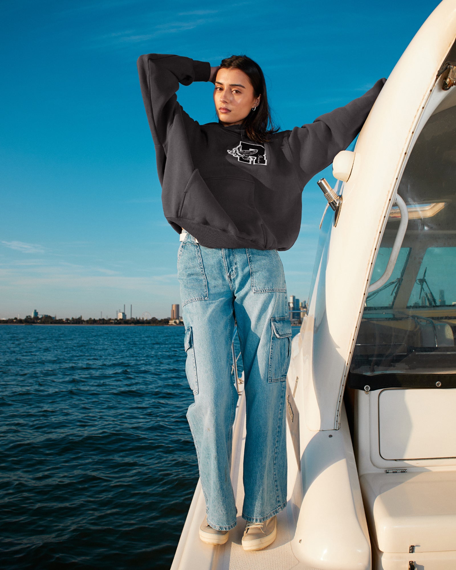 SSS REALISM COLLEGE TEAM HOODIE V2 ASPHALT