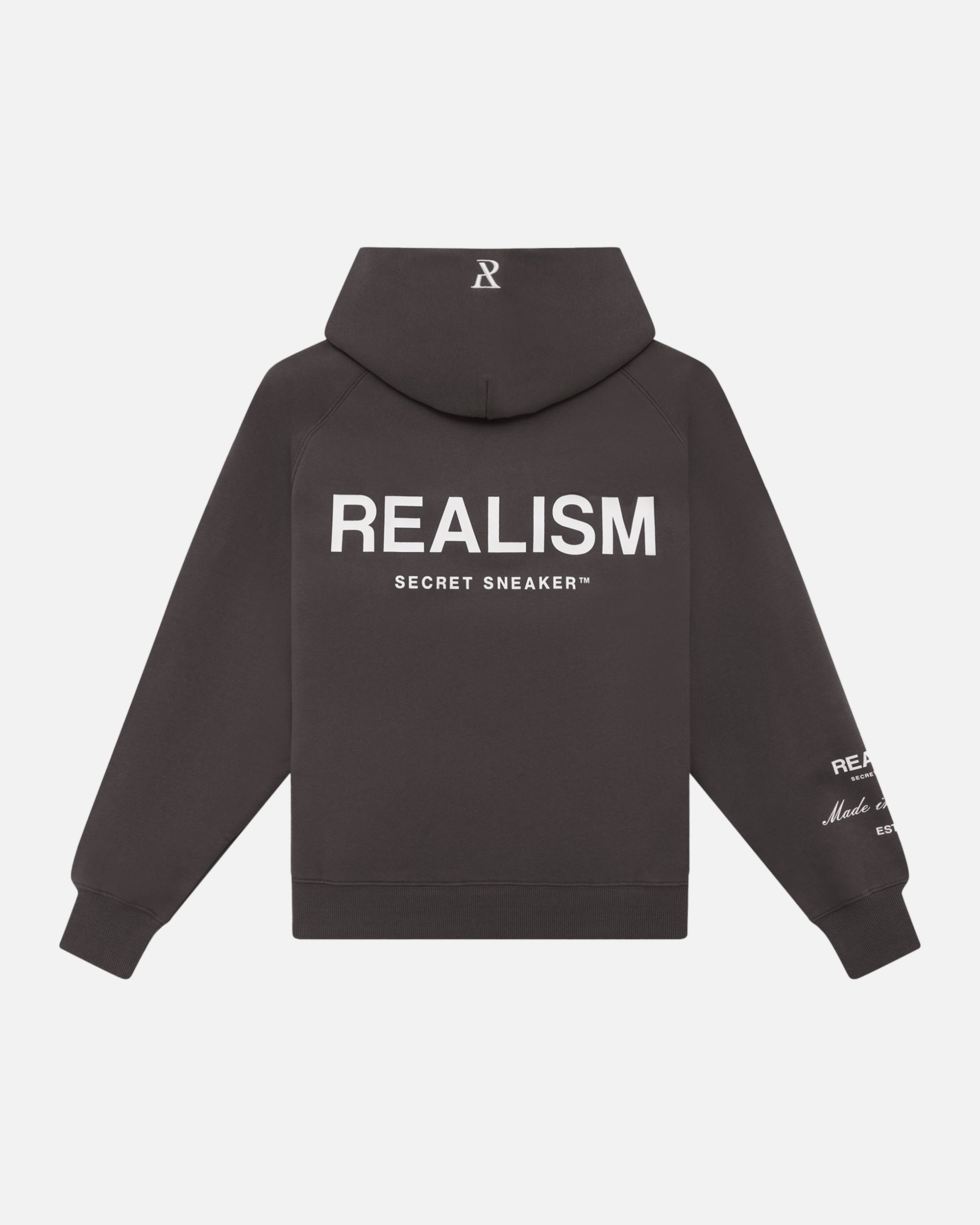 SSS REALISM RADIANT ZIP HOODIE ASPHALT