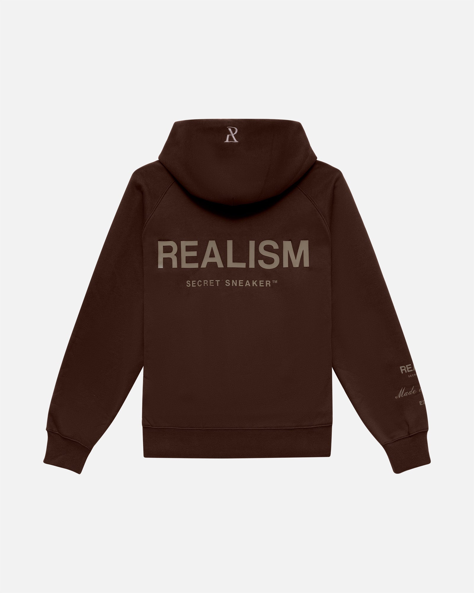 SSS REALISM RADIANT ZIP HOODIE MOCHA