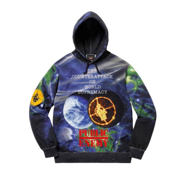 SUPREME SS18 UNDERCOVER PUBLIC ENEMY HOODIE -