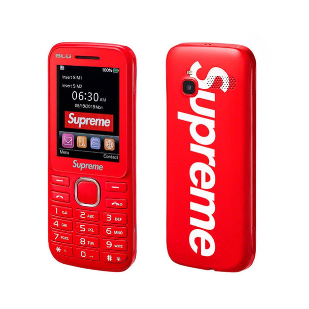 SUPREME BLU BURNER PHONE RED ONE SIZE