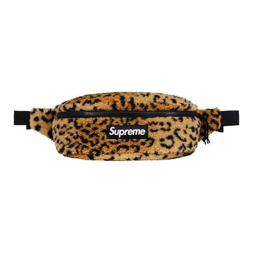 SUPREME LEOPARD WAIST BAG YELLOW -