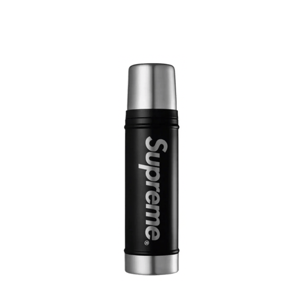 SUPREME X STANLEY 20 OZ VACUUM INSULATED BLACK FLASK BOTTLE (NEW) -